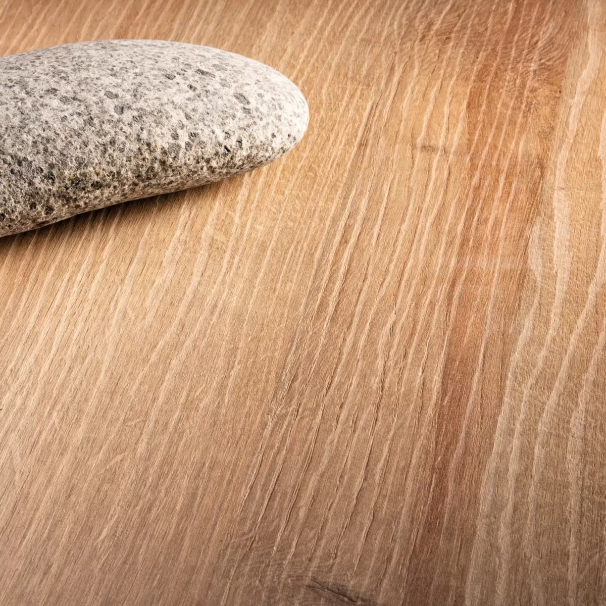 Meuble de Salle de Bain Suspendu 80 cm en Chêne avec Tiroir, Miroir et Lumière Domus