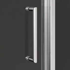 Porte de douche de salon transparente moderne 6mm H195 Zircon