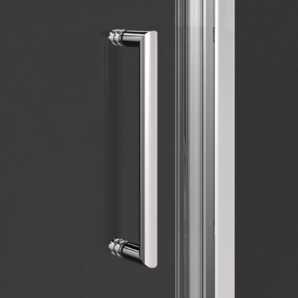 Porte de douche de salon transparente moderne 6mm H195 Zircon