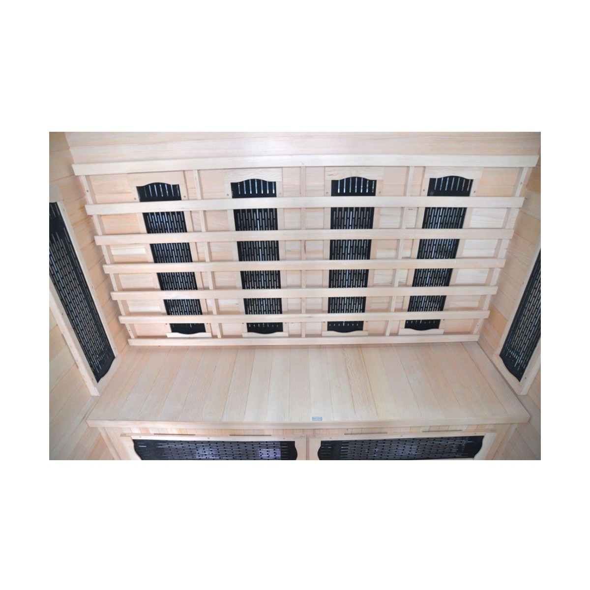 Sauna infrarouge pour 4 personnes en Hemlock Wood 175x120x190 Tris