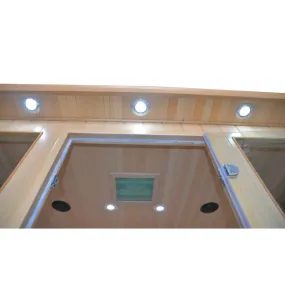 Sauna infrarouge pour 4 personnes en Hemlock Wood 175x120x190 Tris
