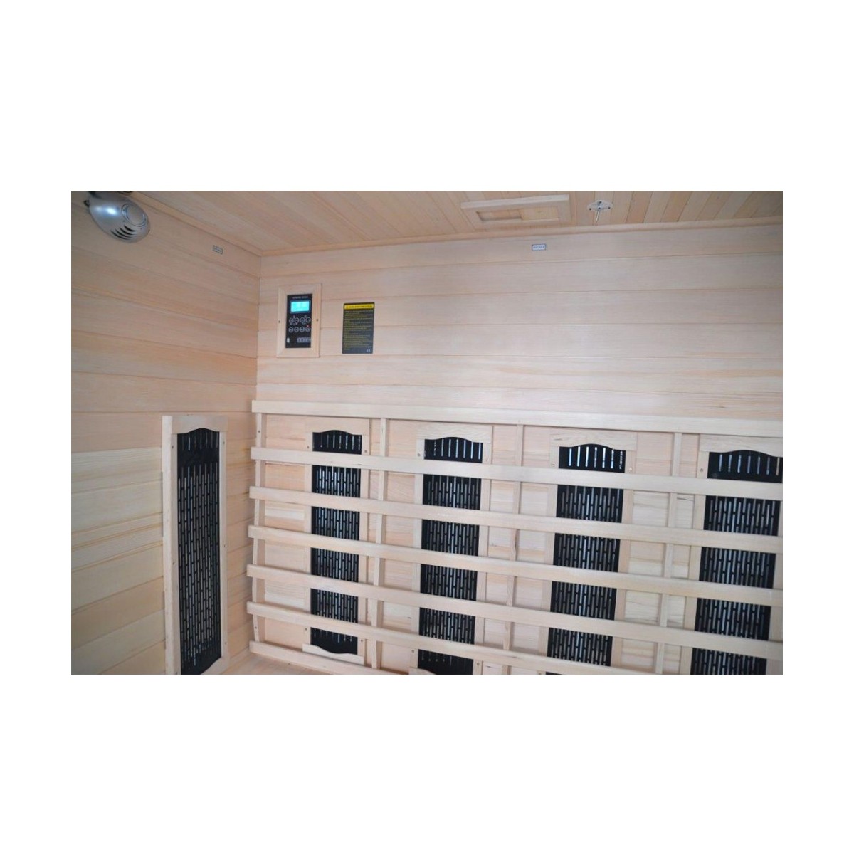 Sauna infrarouge pour 4 personnes en Hemlock Wood 175x120x190 Tris