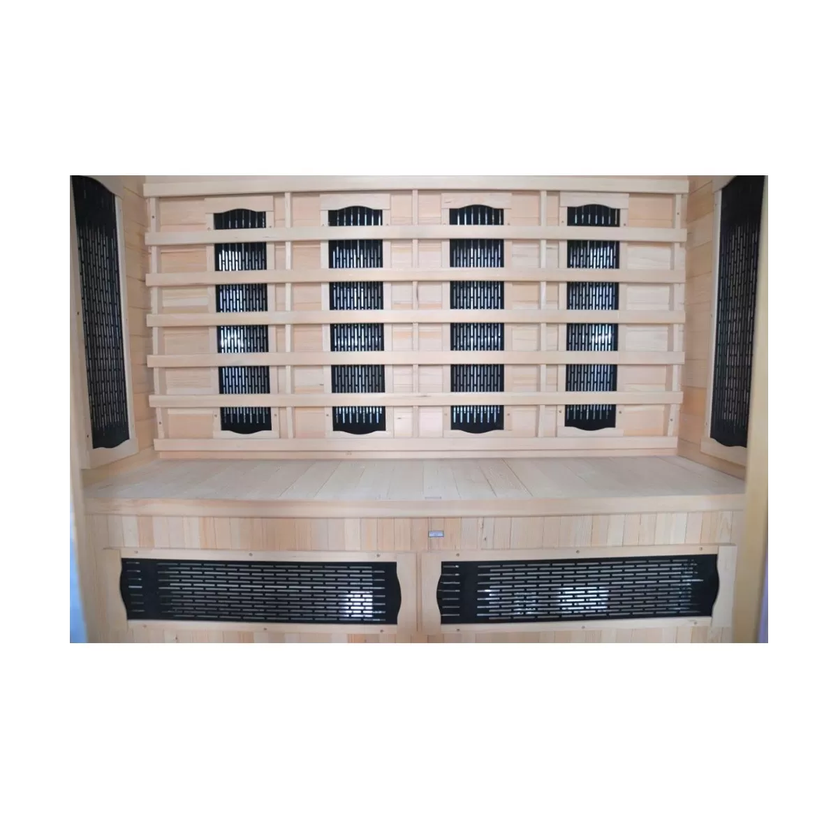 Sauna Infrarossi per 4 persone in Legno Hemlock 175x120x190 Tris