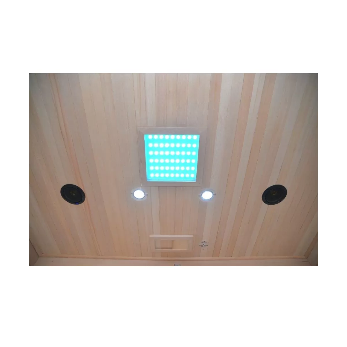 Sauna infrarouge pour 4 personnes en Hemlock Wood 175x120x190 Tris