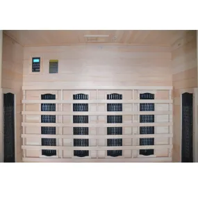 Sauna Infrarossi per 4 persone in Legno Hemlock 175x120x190 Tris