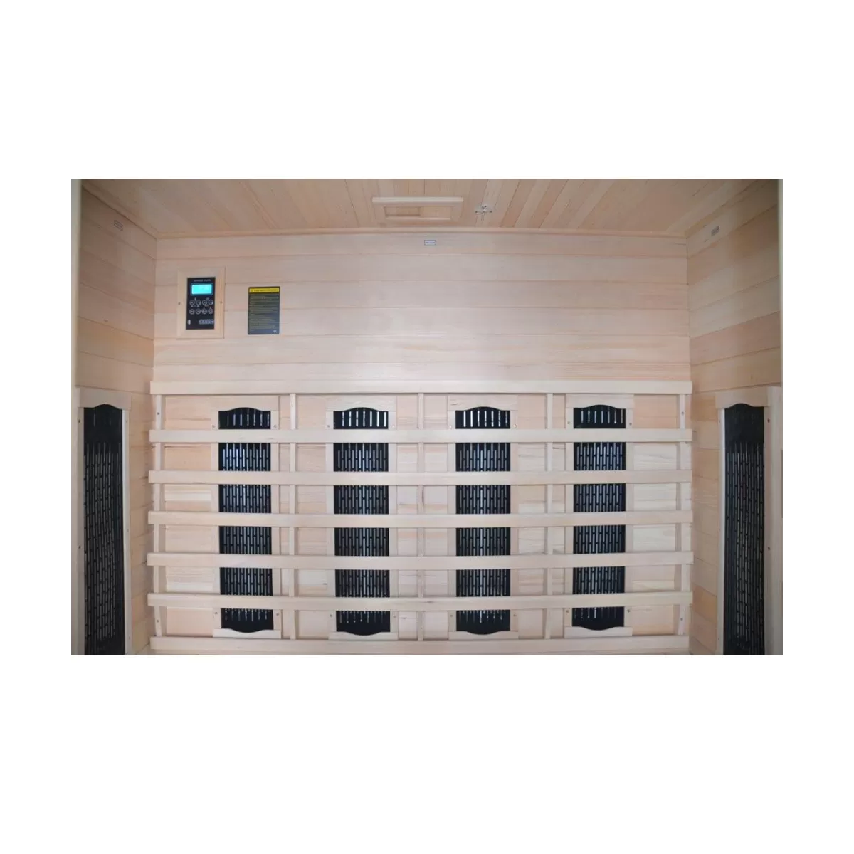 Sauna infrarouge pour 4 personnes en Hemlock Wood 175x120x190 Tris