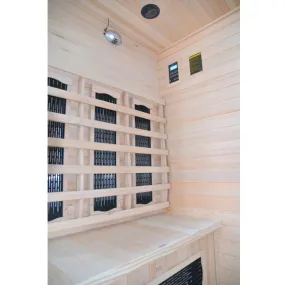 Sauna Infrarouge pour 4 personnes en Hemlock Wood 175x135 Luxury