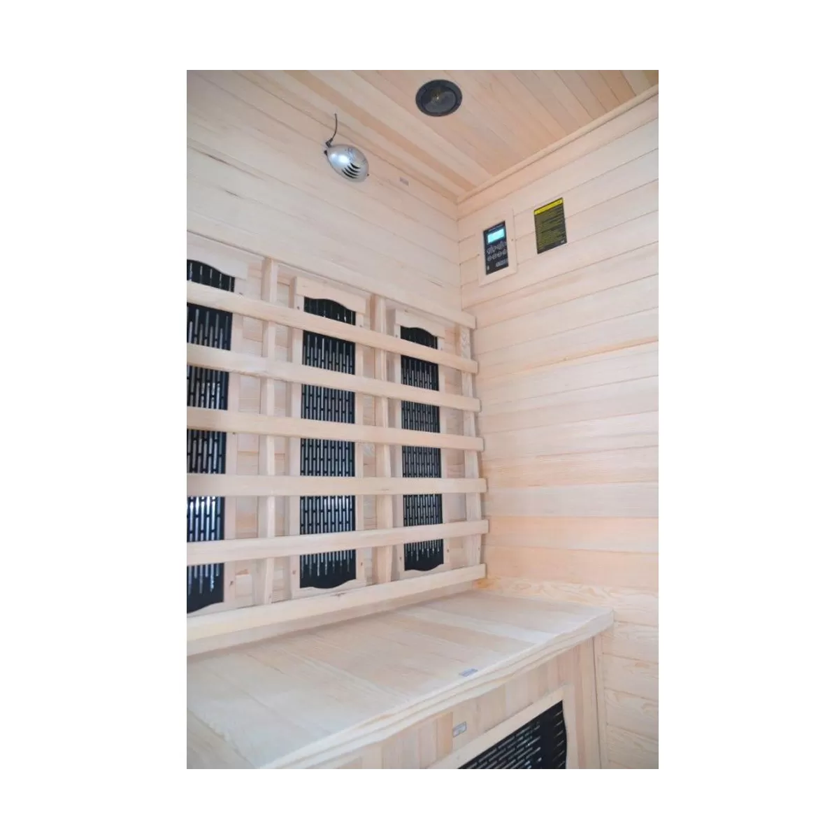 Sauna Infrarouge pour 4 personnes en Hemlock Wood 175x135 Luxury