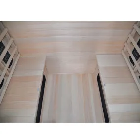 Sauna Infrarouge pour 4 personnes en Hemlock Wood 175x135 Luxury