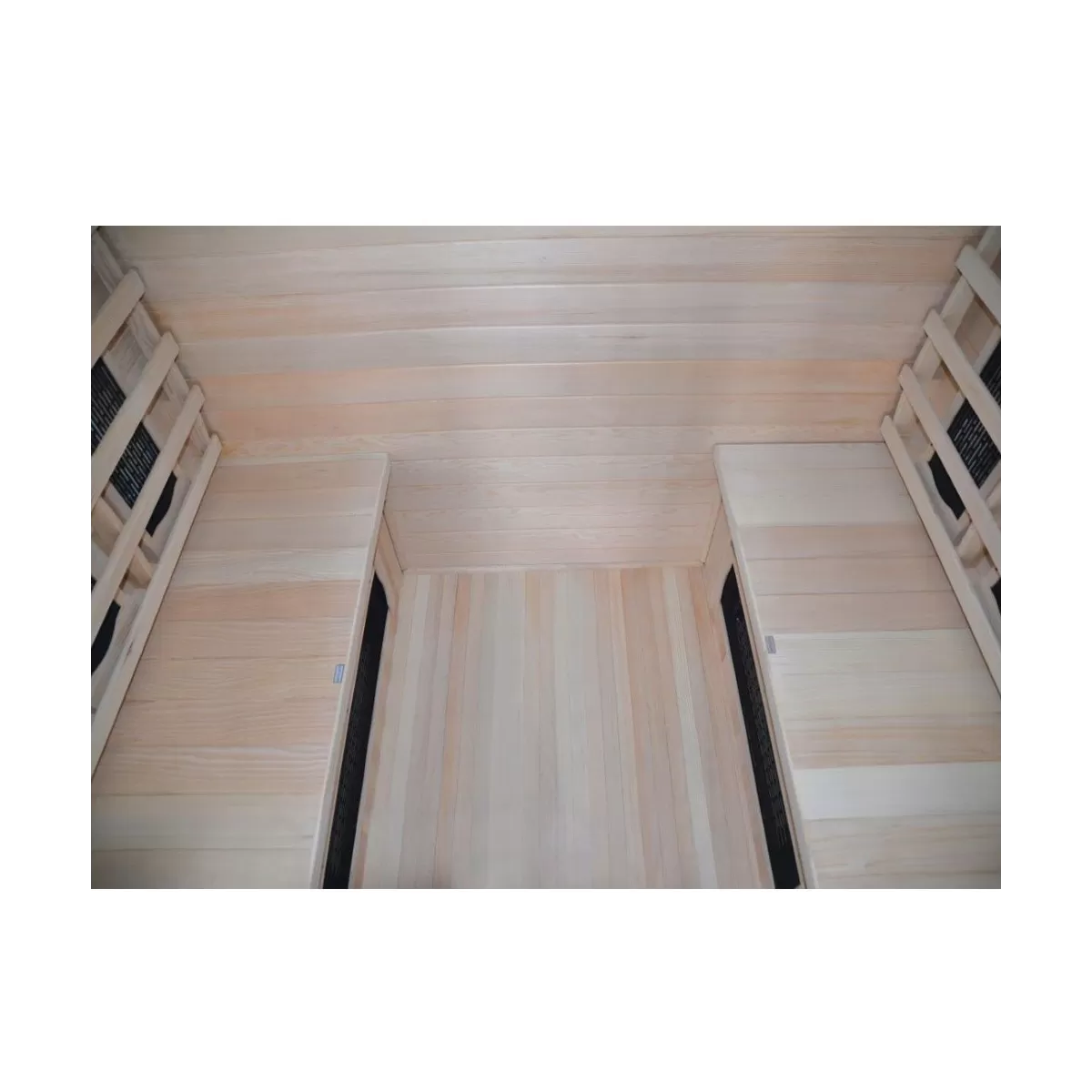 Sauna Infrarouge pour 4 personnes en Hemlock Wood 175x135 Luxury