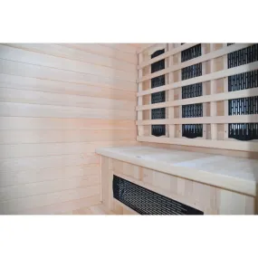 Sauna Infrarouge pour 4 personnes en Hemlock Wood 175x135 Luxury