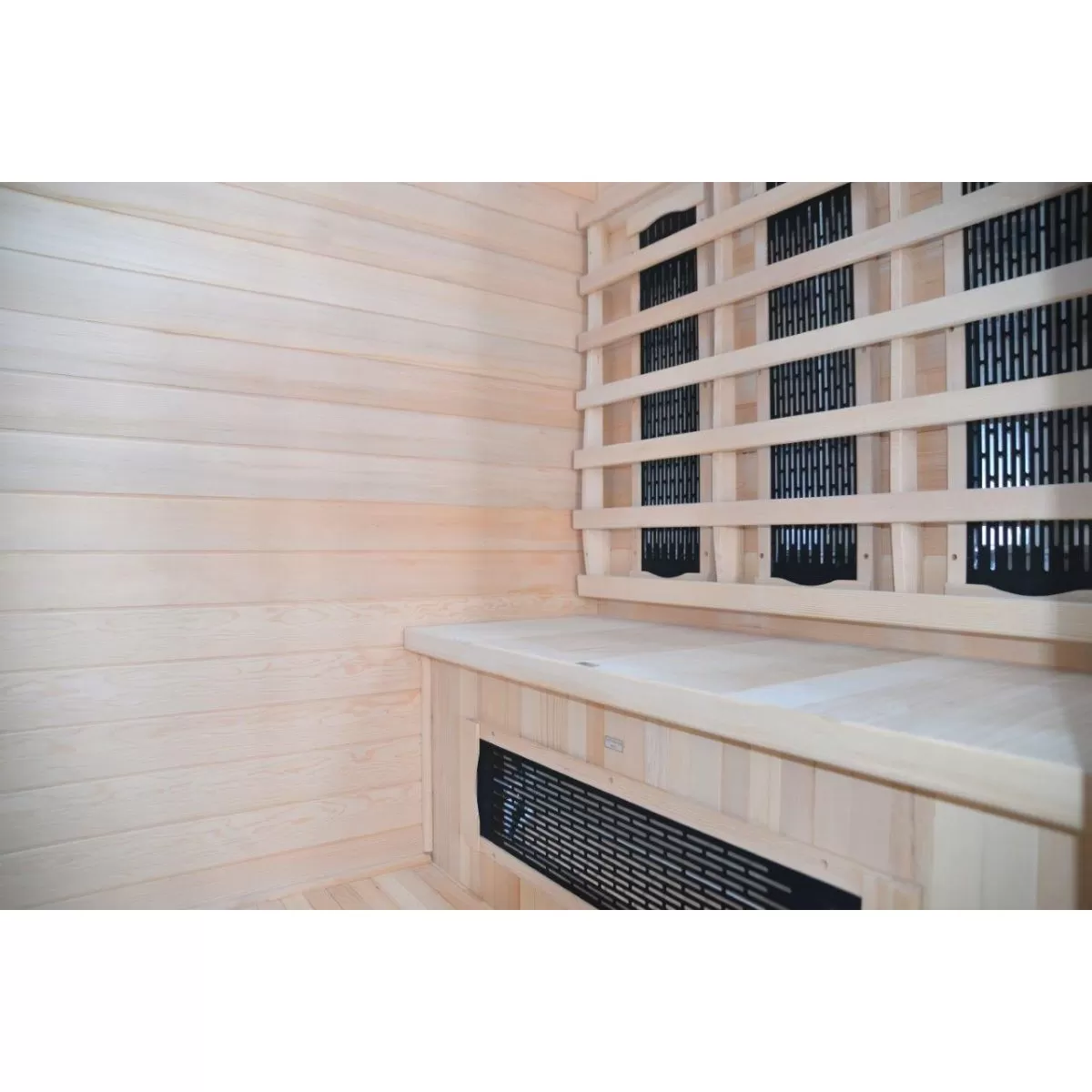 Sauna Infrarouge pour 4 personnes en Hemlock Wood 175x135 Luxury