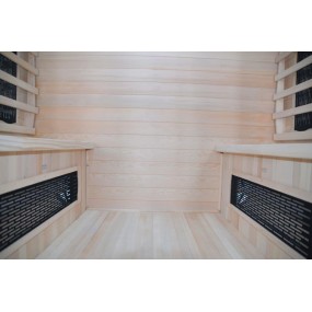 Sauna Infrarossi per 4 persone in Legno Hemlock 175x135 Lusso