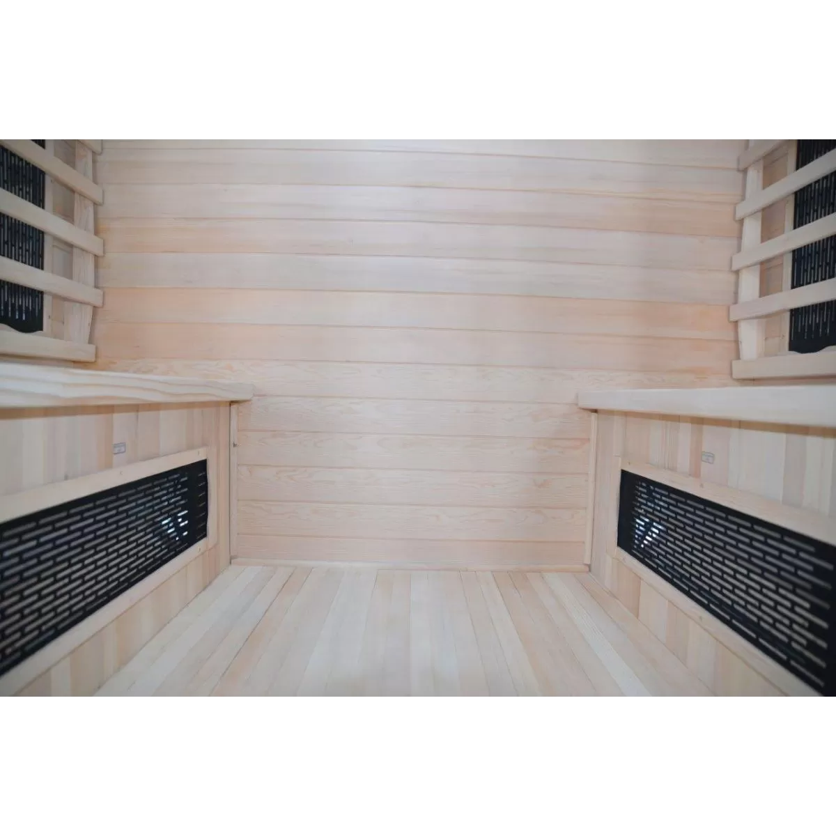 Sauna Infrarouge pour 4 personnes en Hemlock Wood 175x135 Luxury