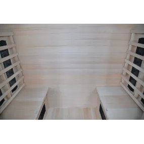 Sauna Infrarouge pour 4 personnes en Hemlock Wood 175x135 Luxury