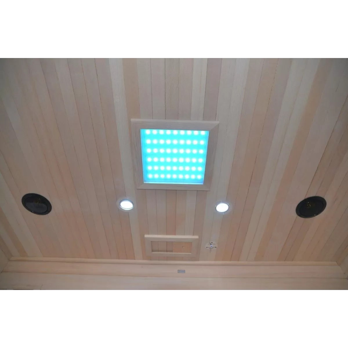 Sauna Infrarouge pour 4 personnes en Hemlock Wood 175x135 Luxury
