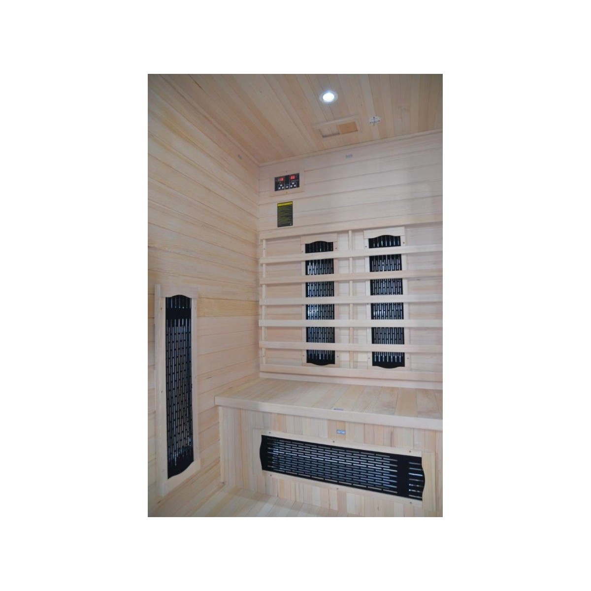 Sauna Infrarouge pour 2 personnes en Bois de Pruche 120x100