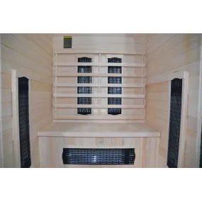 Sauna Infrarouge pour 2 personnes en Bois de Pruche 120x100