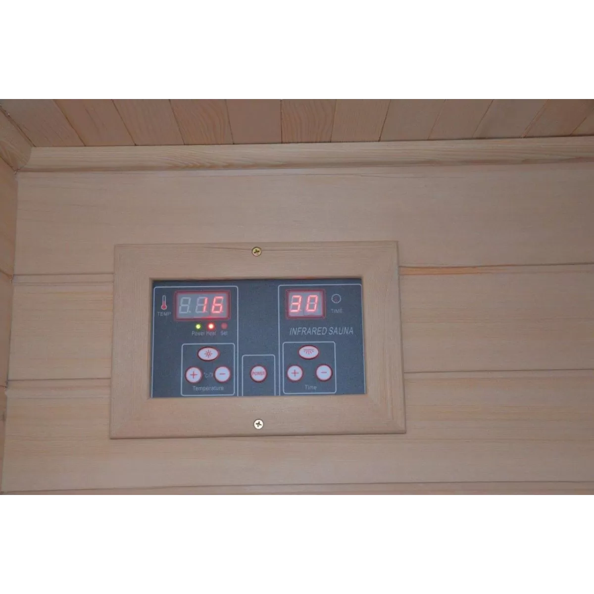Sauna Infrarouge pour 2 personnes en Bois de Pruche 120x100