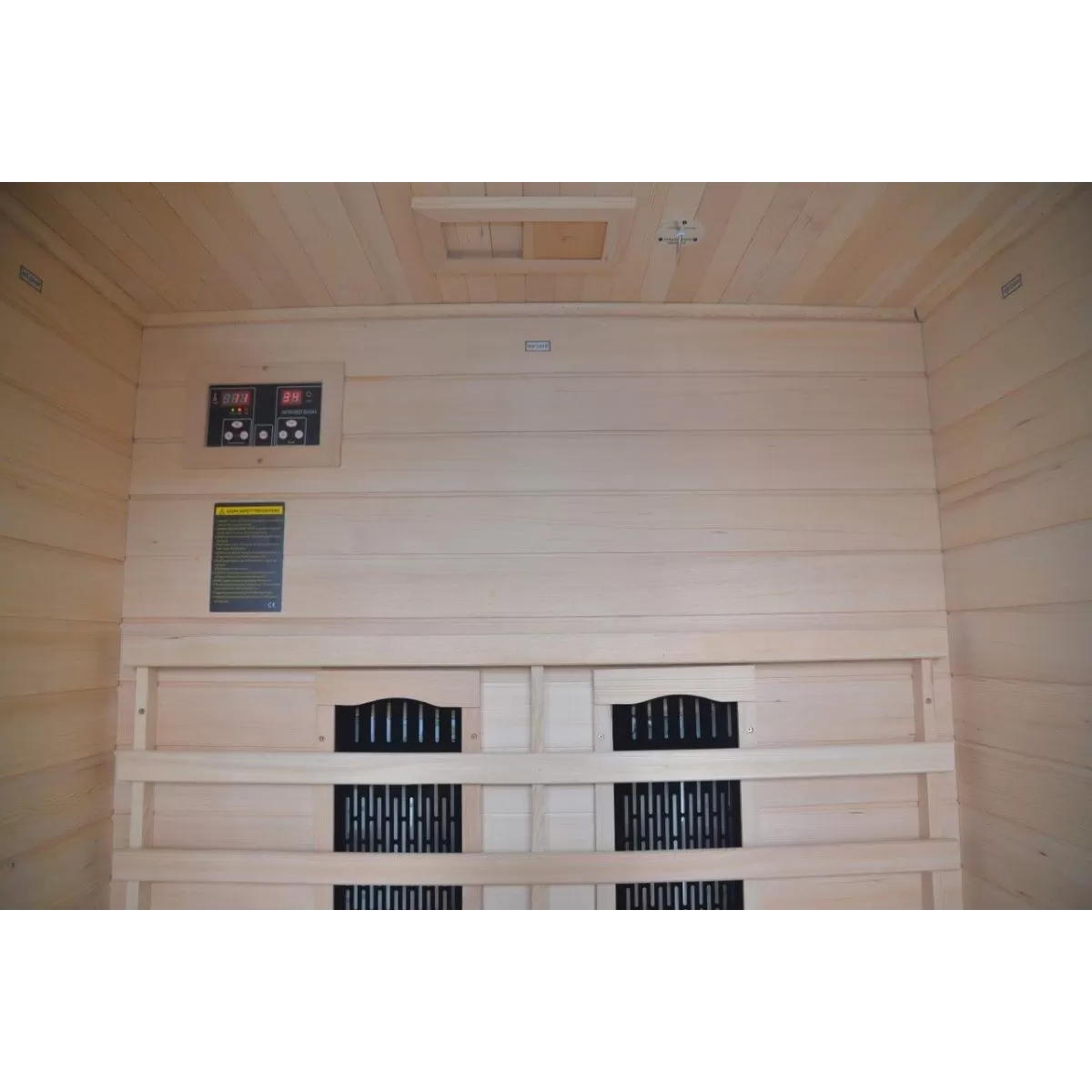 Sauna Infrarouge pour 2 personnes en Bois de Pruche 120x100