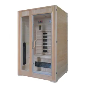Sauna Infrarouge pour 2 personnes en Bois de Pruche 120x100