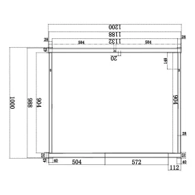 Sauna Infrarouge pour 2 personnes en Bois de Pruche 120x100