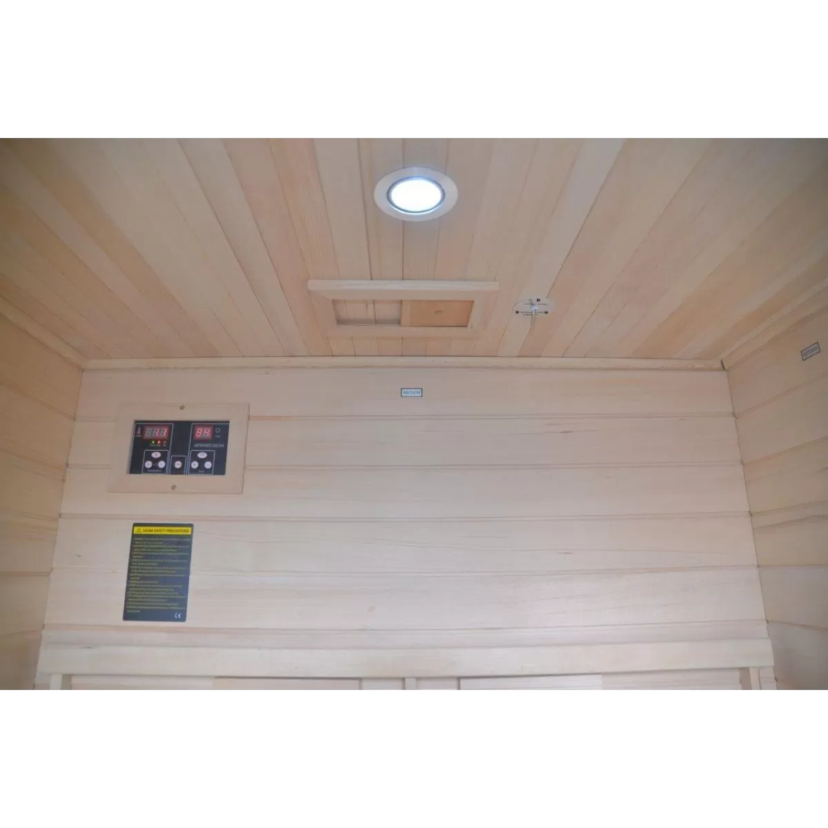 Sauna Infrarouge pour 2 personnes en Bois de Pruche 120x100