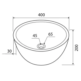 Lavabo à poser en marbre crème Leyla SBP de couleur grise