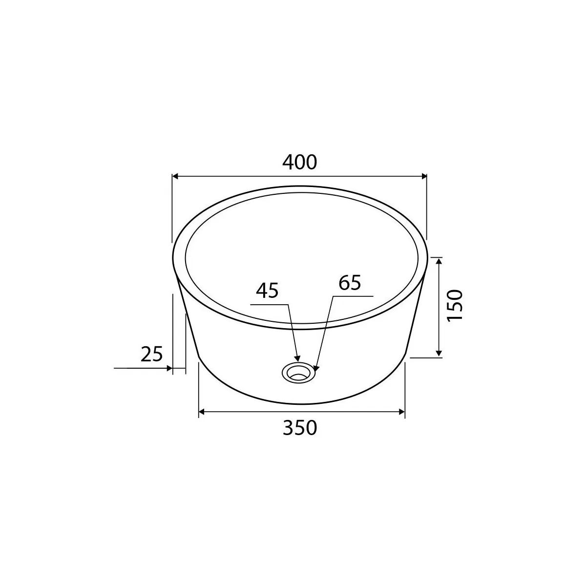 Lavabo à poser en marbre crème rouge Timur SLH