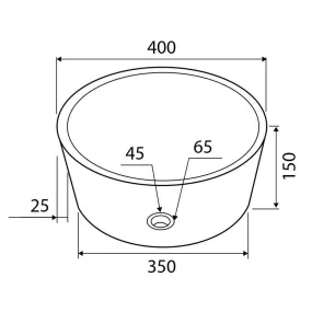 Lavabo à poser en marbre noir Timur SLH