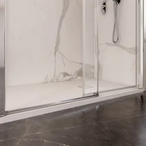 Porte de douche coulissante transparente 6mm H195 Genesis