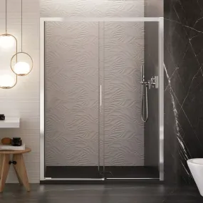 Porte de douche coulissante transparente 6mm H195 Genesis