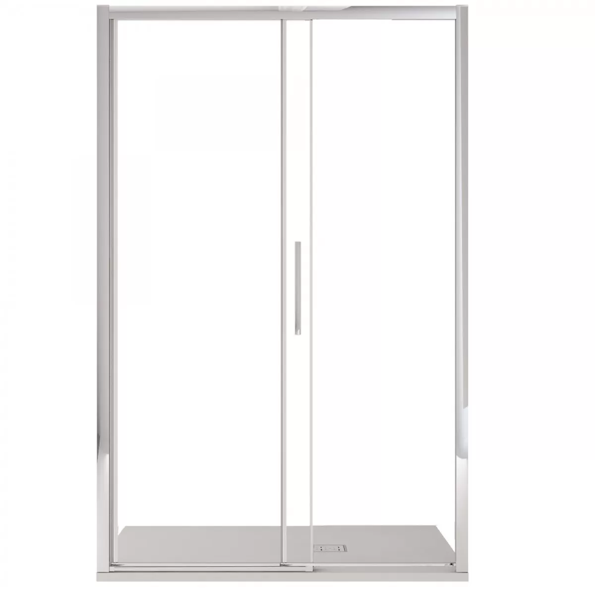 Porte de douche coulissante transparente 6mm H195 Genesis