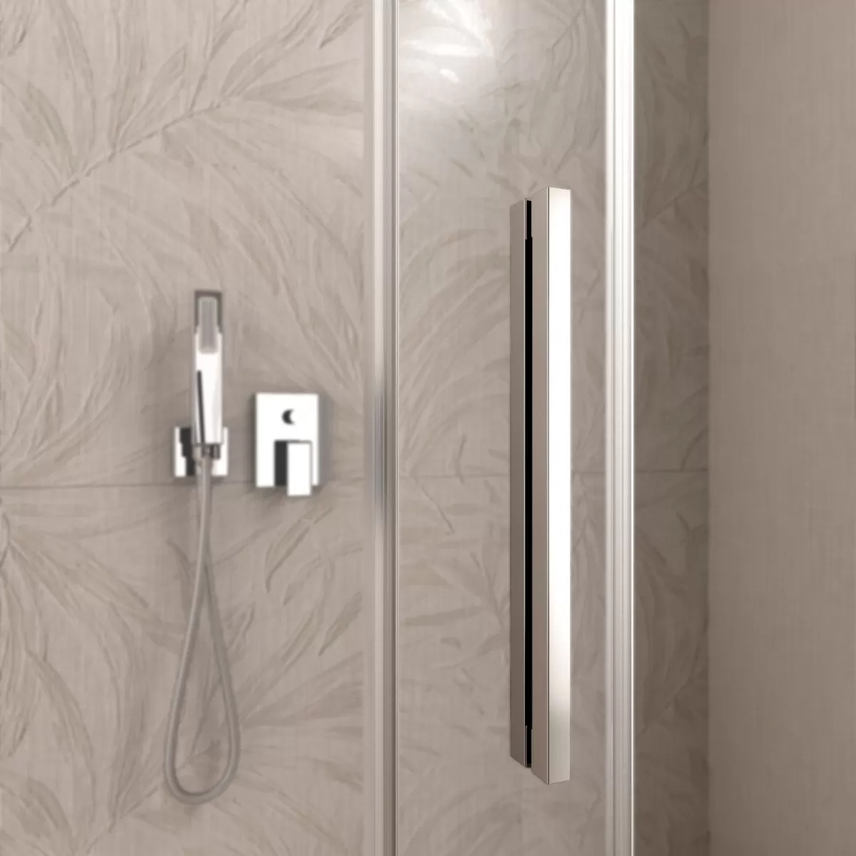 Porte de douche coulissante transparente 6mm H195 Genesis