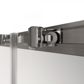 Porte de douche coulissante transparente 6mm H195 Genesis
