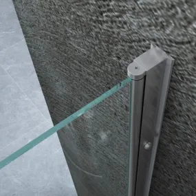 Box Doccia 3 lati Saloon apertura interna esterna Trasparente 8mm H195