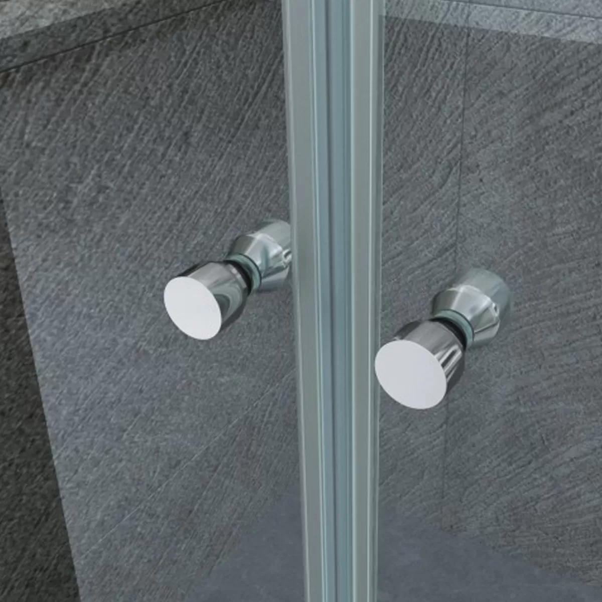 Box Doccia 3 lati Saloon apertura interna esterna Trasparente 8mm H195