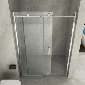 Porte de douche coulissante design transparent 8mm H195 Ambre