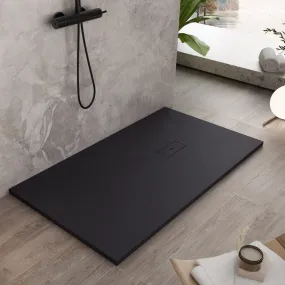 Piatto Doccia Mineralmarmo effetto pietra Nero DUBAI