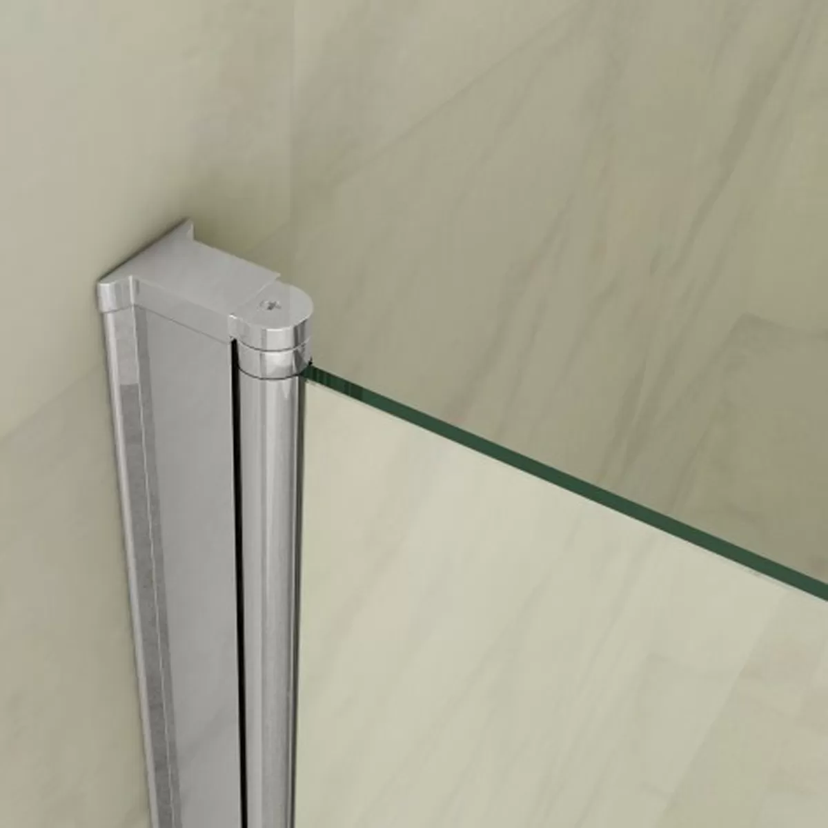 Cabine de douche articulée semi-circulaire 6mm H195