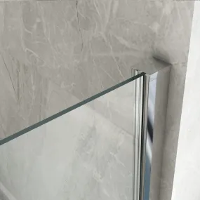 Paroi de douche coulissante transparente anticalcaire 8mm h195