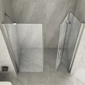 Cabine de Douche Étagère Transparente 2 côtés 8mm H195 Flex