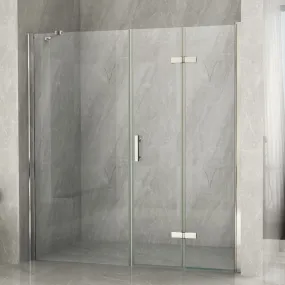 Cabine de Douche Étagère Transparente 2 côtés 8mm H195 Flex