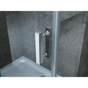 Cabine de Douche Étagère Transparente 2 côtés 8mm H195 Flex