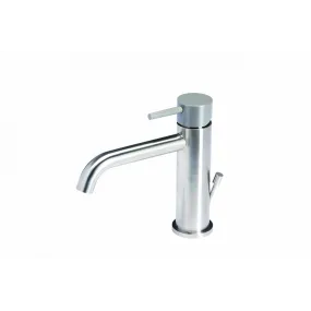 Rubinetto Miscelatore per lavabo con scarico e maniglia colore Antracite di Tubico