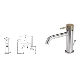 Miscelatore per lavabo con...