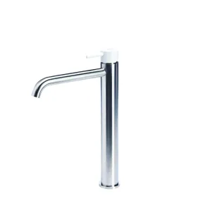 Miscelatore alto per lavabo senza scarico con maniglia colorata di Tubico