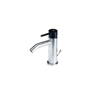 Mitigeur Lavabo Noir Mat Haut avec vidage Clic Clak y compris Jo by Paffoni