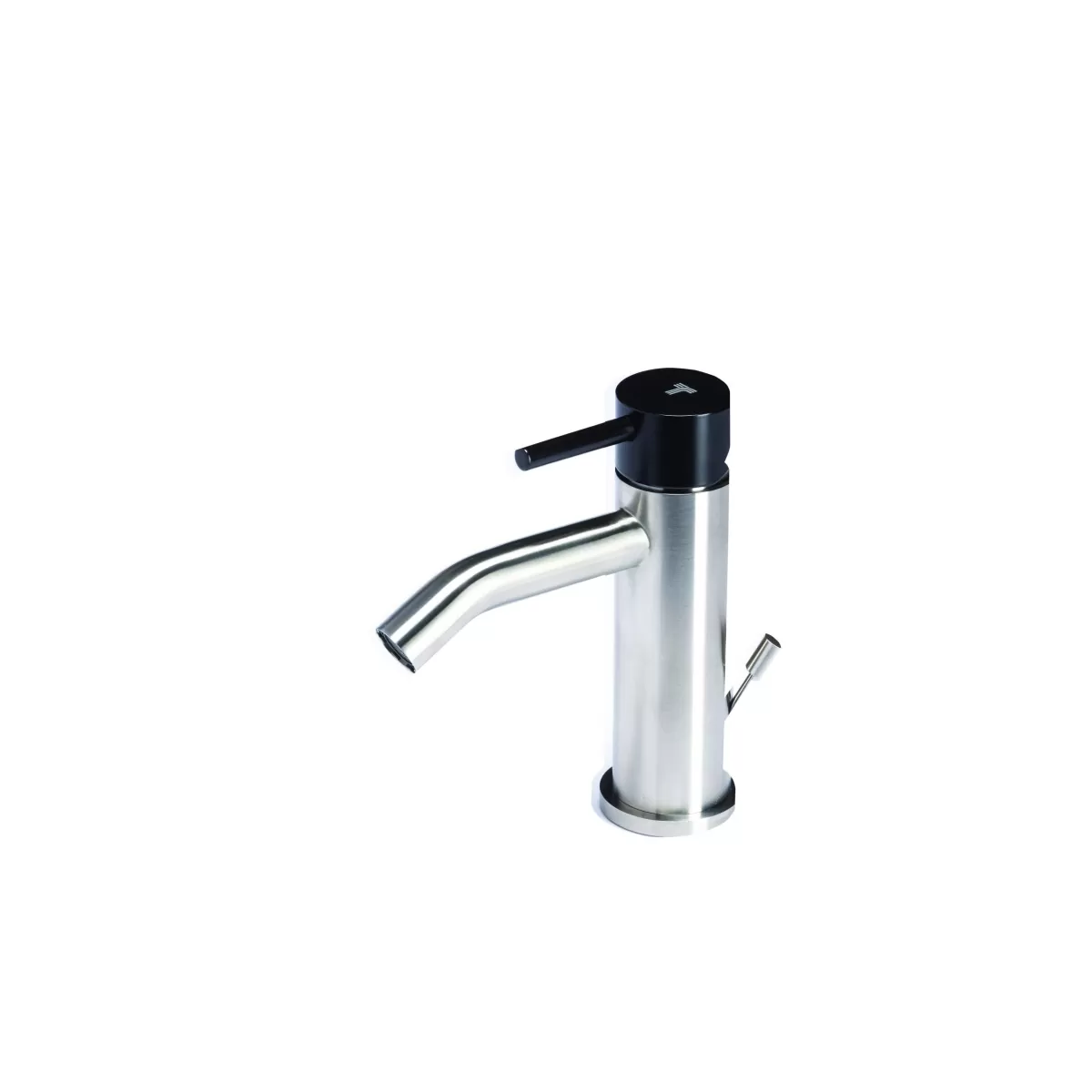 Mitigeur Lavabo Noir Mat Haut avec vidage Clic Clak y compris Jo by Paffoni