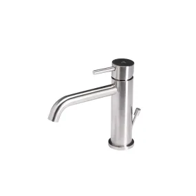 Miscelatore in acciaio inox per lavabo con scarico di Tubico Nilo